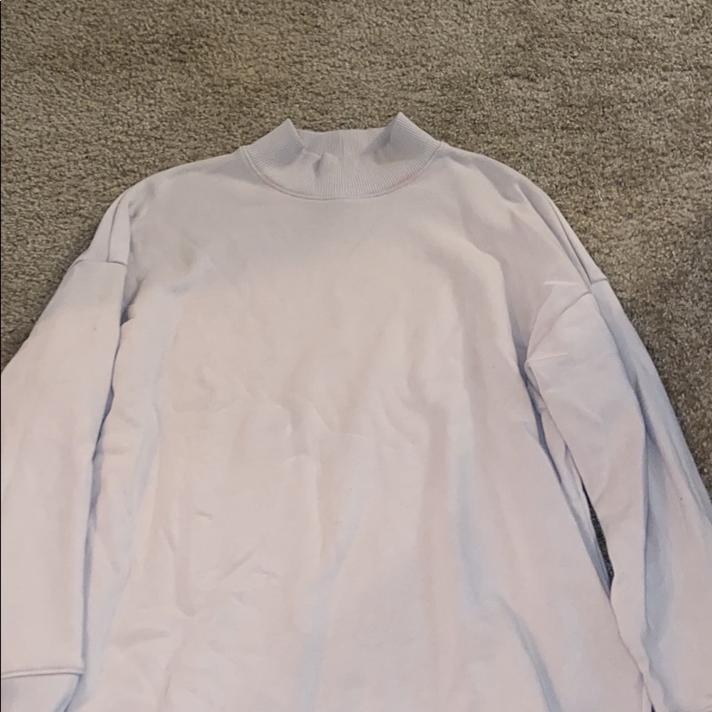 Nude American eagle crew neck